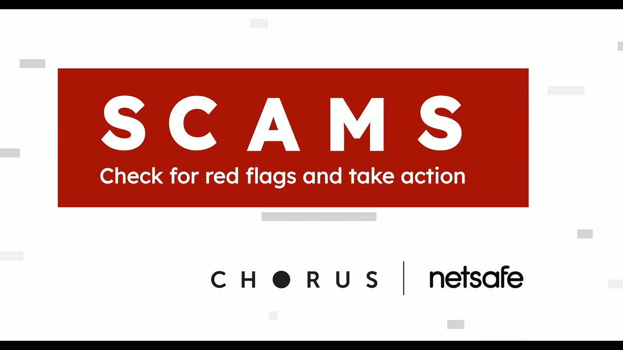 SCAMS - spot scam red flags and take action - YouTube