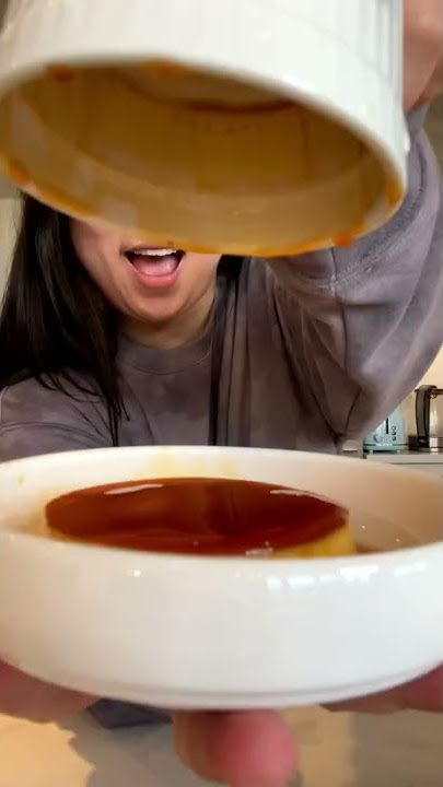 Japanese Caramel Custard Pudding - Purin