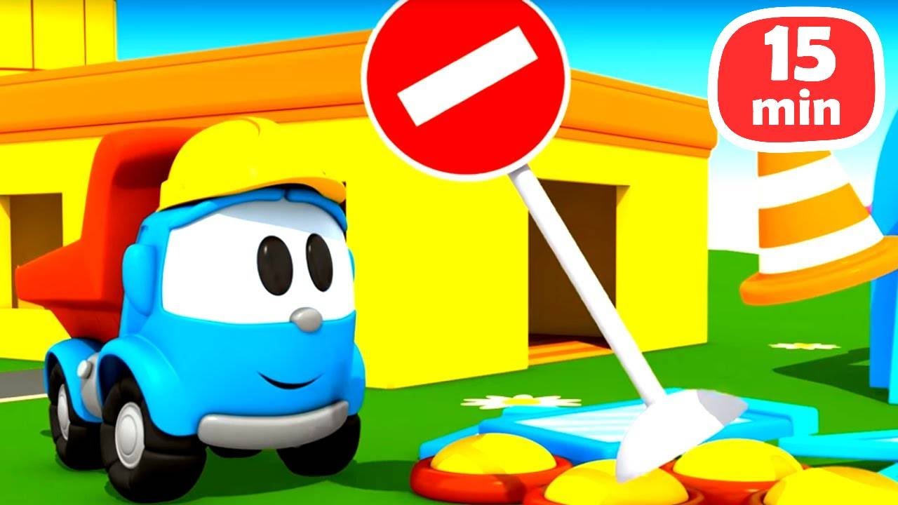 🚛 Leo der Lastwagen hilft, den Verkehr zu regulieren | 3 Folgen in einem Cartoon auf Deutsch