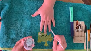 ASMR *RP Nail Salon !! Doing my Sisters Nails !! Tons of Triggers !! screenshot 5