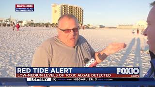 Red tide alert along Baldwin County beaches