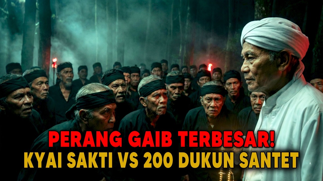 PERANG GHAIB TERBESAR! KYAI SAKTI VS 200 DUKUN SANTET DEMI SELAMATKAN CUCUNYA