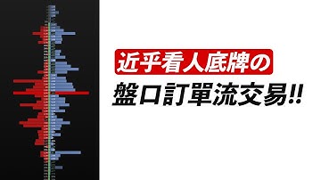 盤口一次看懂！近乎看人底牌的訂單流交易法！2025最新版！