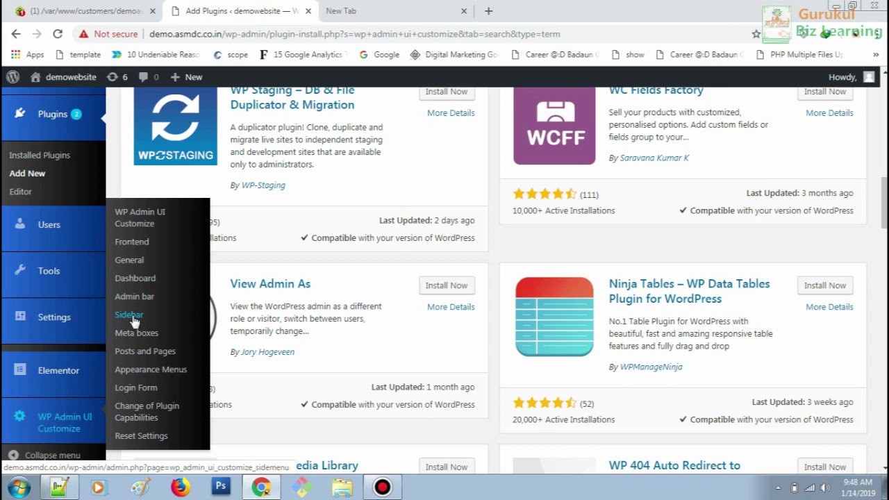 How to Change WP Admin Dashboard Look Completely [Re-Brand] [Hindi ...