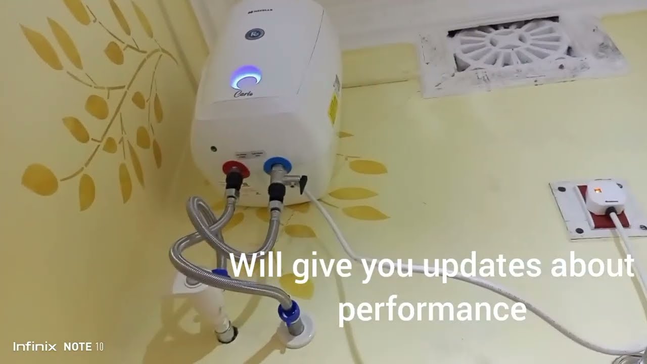 Havells Carlo 5 litr instant water heater UNBOXING n DEMO - YouTube