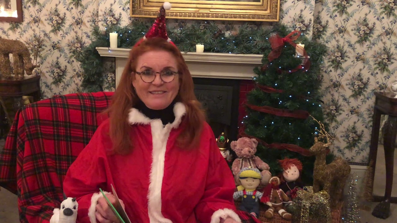Sarah Ferguson reading Macca's Christmas Crackers by Matt Cosgrove