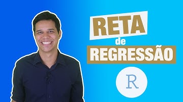Reta de regressão linear no R