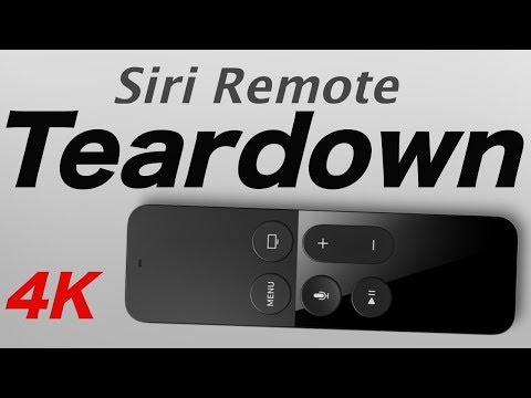 Siri Remote Teardown 4 generacion desassembly