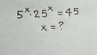 Solve for x in this nice exponential equation | Can you solve this | Math Olympiad Mathematics