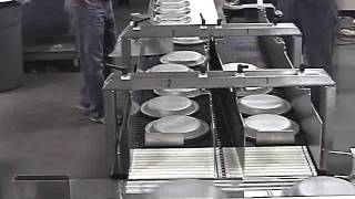 Celebrity 1809SS wrapping stacks of plastic dinnerware Profile