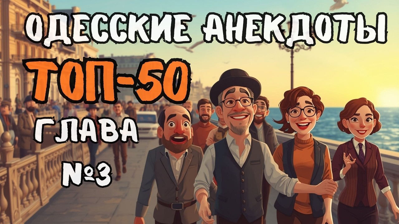Одесские анекдоты — Топ 50  Часть 3 😂 Остановиться невозможно