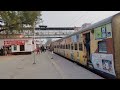 Arrival of 11046 dhanbadkolhapur deekshabhoomi express at dehri on sone railway station