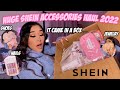 Huge shein accessories haul 2022  40 items hair clips nails jewelry phone cases  more