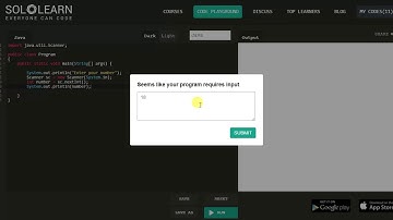 06. Java Scanner with nextInt and modulo/divisible by 2, Solo Learn Tutorial