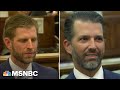 ‘Very fraught, very contentious’: Eric Trump’s second day testimony in NY fraud trial scrutinized