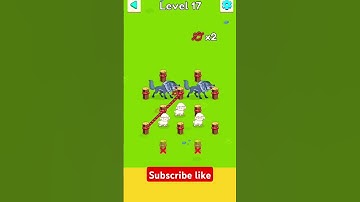 Save the sheep from fox attack with the help of rope level 17, (Not done). #trending #gaming #shorts