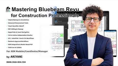 آموزش کامل Bookmarks Panel در Bluebeam Revu | مدیریت حرفه‌ای بوکمارک‌ها در نقشه‌های PDF