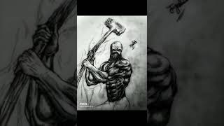 Drawing Warhammer Titan From Attack on titan #shorts #attackontitans #warhammertitan