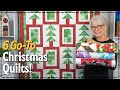 6 EASY Christmas Quilts to Make before the Holidays!