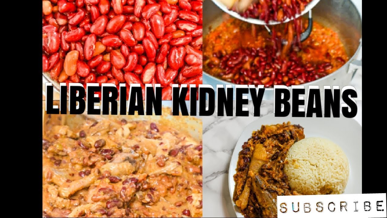 fry kidney beans Liberian fry kidney beans YouTube