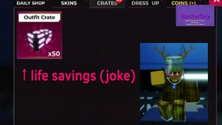 Opening 50 Outfit Crates Squid Game X