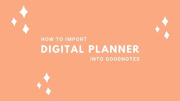 Infinite Digital Planner Tutorial - Getting Started - How to import the planner into Goodnotes.