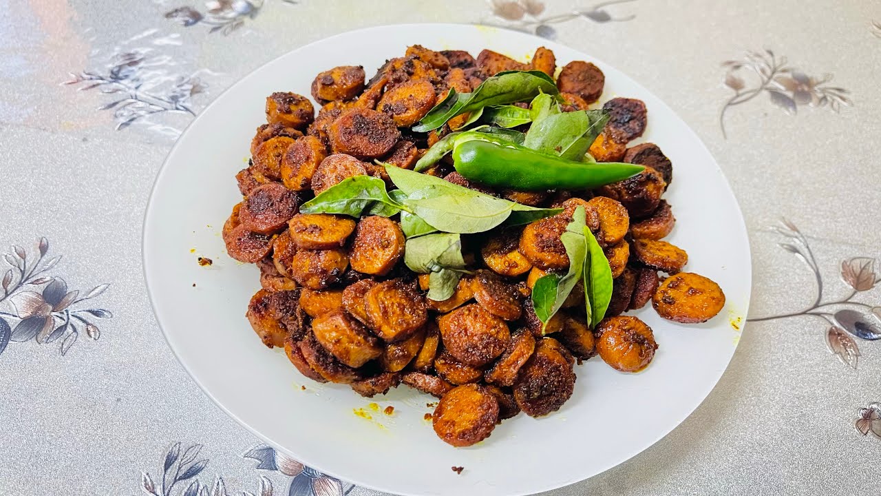Make SAUSAGE DRY FRY less than 5 minutes! Easy & Tasty Recipe