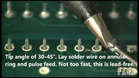 Professional Soldering: Hand Soldering Techniques - Lead Free