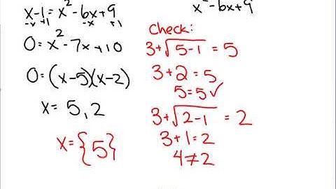 2.3 Solving Radical Equations Graphically - Pre-calculus 30