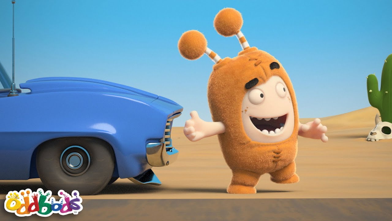 Hacer autostop | Caricaturas | Oddbods | Videos Graciosos Para Niños