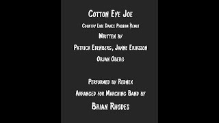 Cotton Eye Joe - Rednex arr. Brian Rhodes