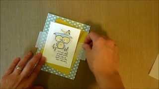 Unity Stamp Quick Tip Torn and Back Attached Vellum Strip