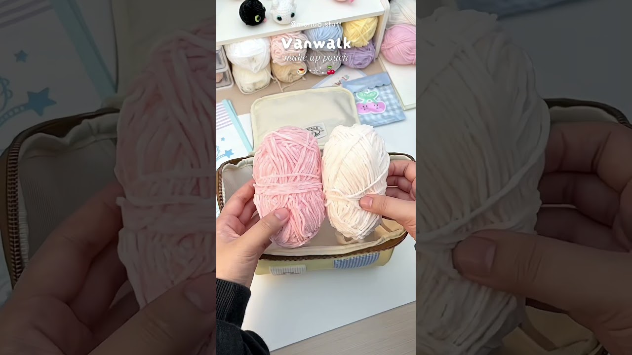 Unbox my new crochet bag from VANWALK 🍮🍒 