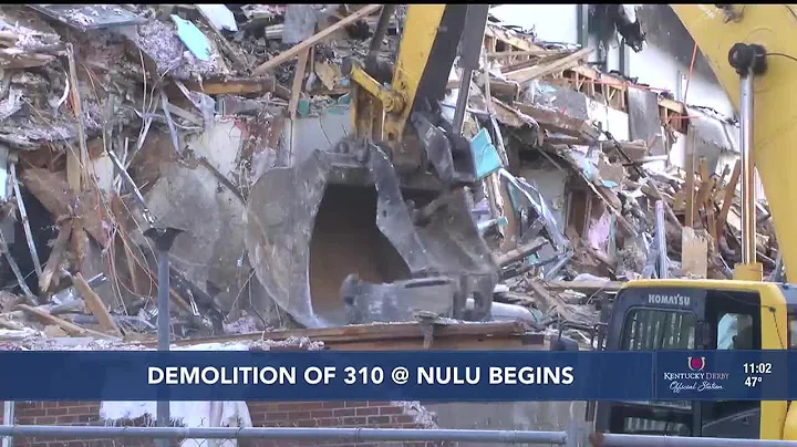 Demolition of 310 @ NuLu begins and residents are still hoping to get their belongings