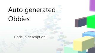 auto generated obby