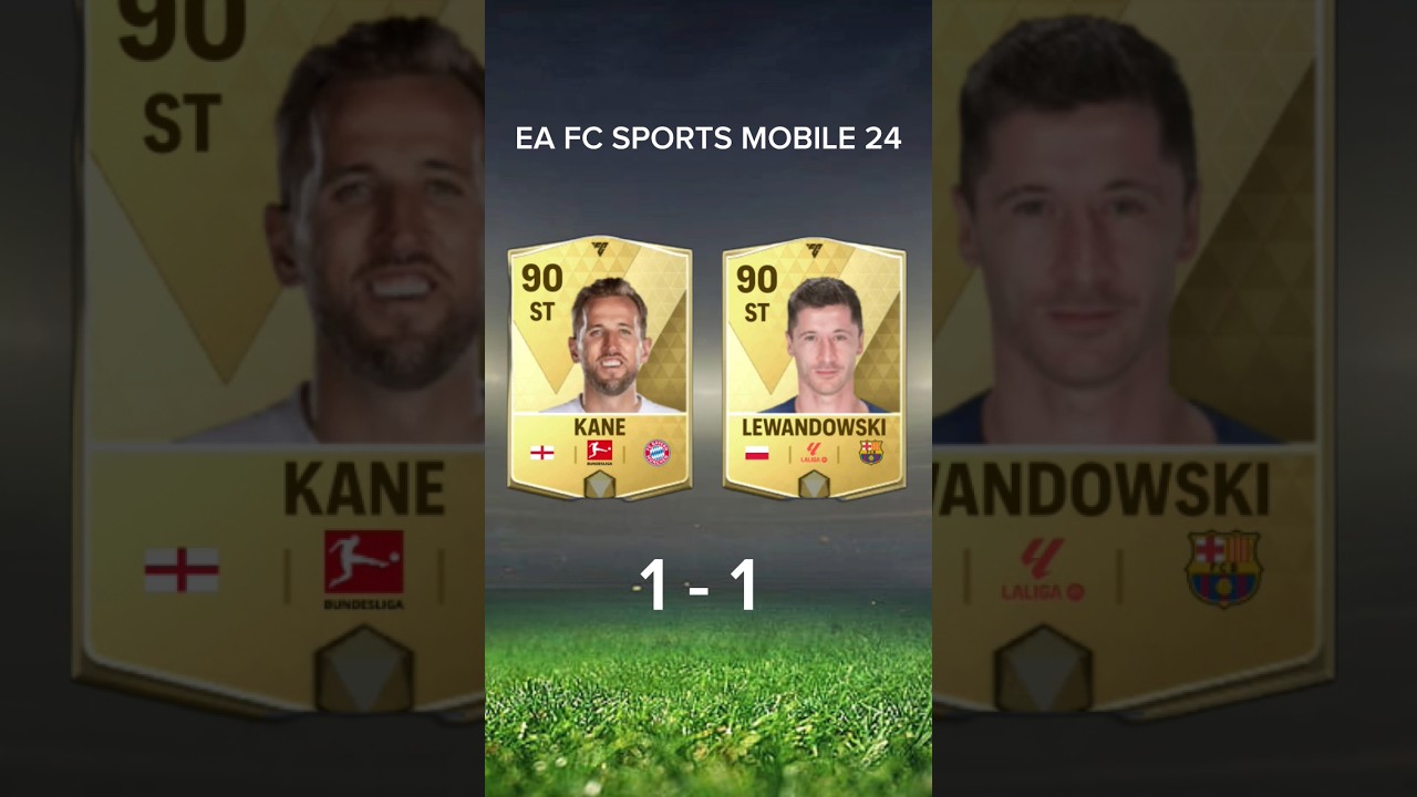 KANE VS LEWANDOWSKI FIFA MOBILE COMPARISON 
