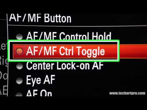 Techart Pro Autofocus adapter AF/MF switching tutorial