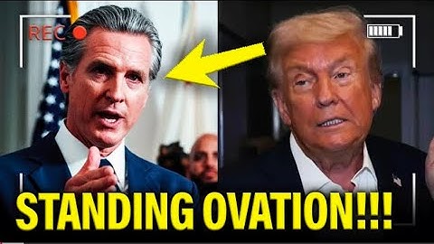 Newsom TEARS Trump to SHREDS in PUBLIC SPEECH