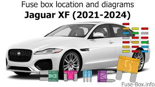 Fuse box location and diagrams: Jaguar XF (2021-2024) Jaguar Fuse Boxes