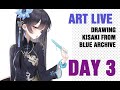 Kisaki art stream . Day 3