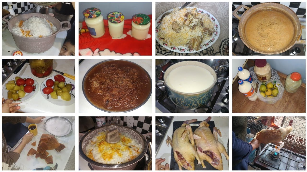 DÖŞƏMƏ PLOV hazırladıq.kənddən pay gəlib Gəlin qaynana iş başında.Kənd həyatı@semaligunler6447 