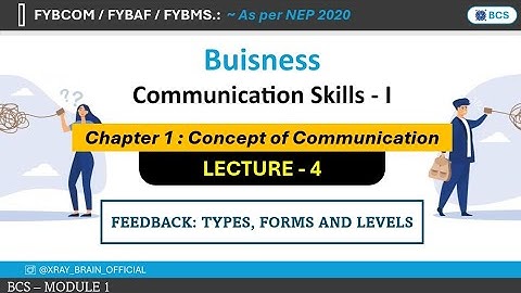 FYBCOM Business Communication skills 1 | Semester 1 | Chapter 1 | NEP 2020 | Mumbai University