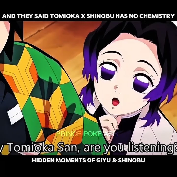 The Way Shinobu Teases Giyu 💜 Giyushinou moments #demonslayer #kny #fypシ゚viral #trending #edit