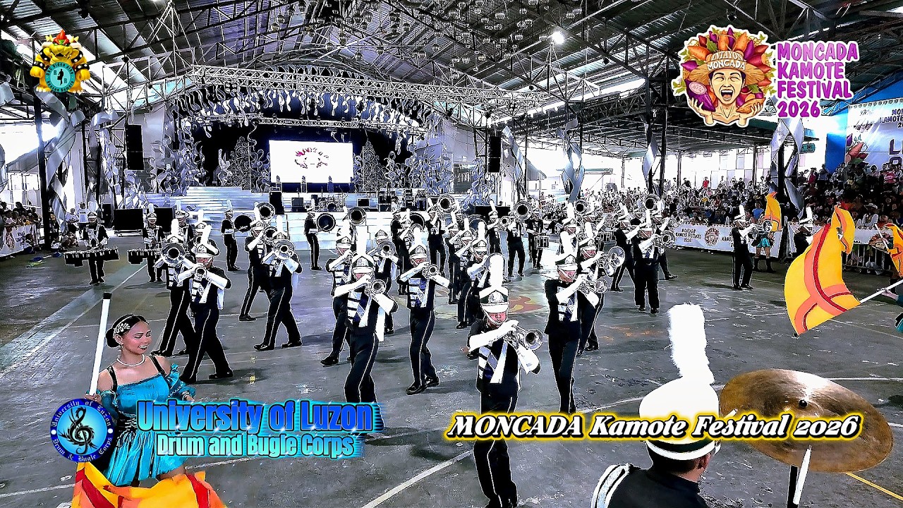MONCADA Kamote Festival 2026 - University of Luzon DBC 1st part of DBC Drill Exhibition in Moncada