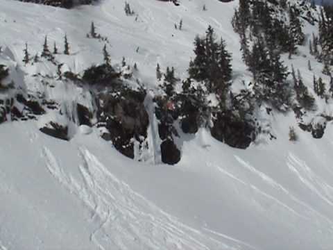whistler waterfall 40ft Cliff Drop