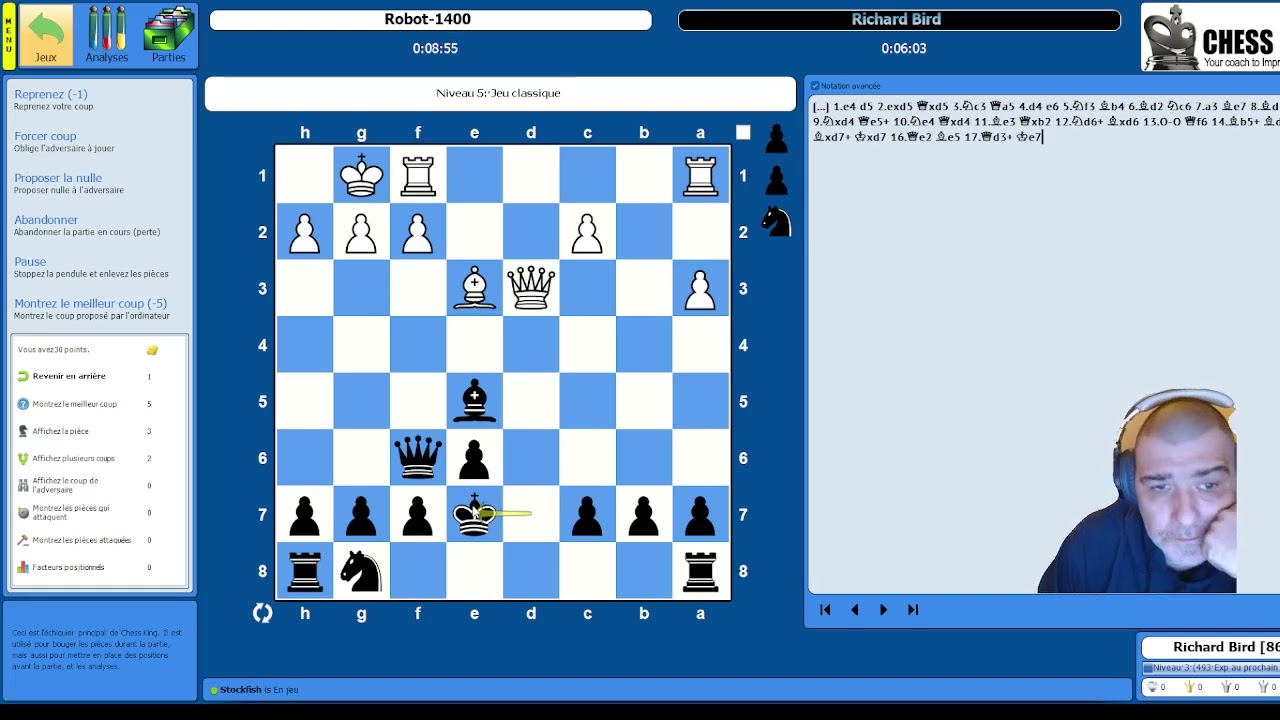 Mes tours gagnent en escalier 