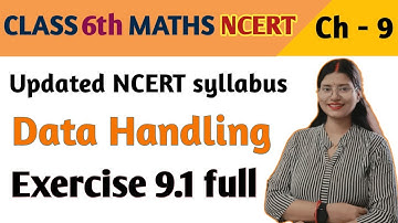 Exercise 9.1 - Data Handling - Chapter 9 - Maths Class 6th - NCERT | Maths new syllabus ncert