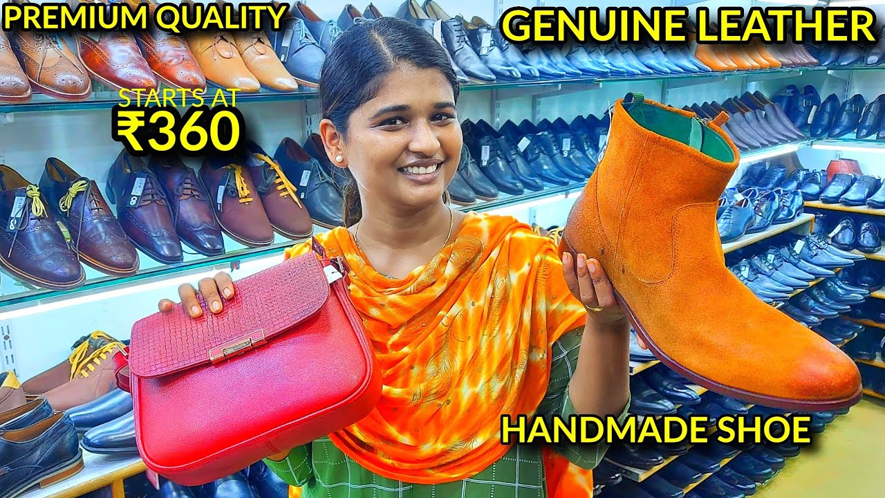Handmade Premium Shoes in Chennai 🔥 Leather Shoes from 1125Rs