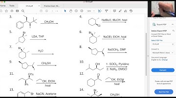 CHM2210 Fall 2020 Exam 4 Review