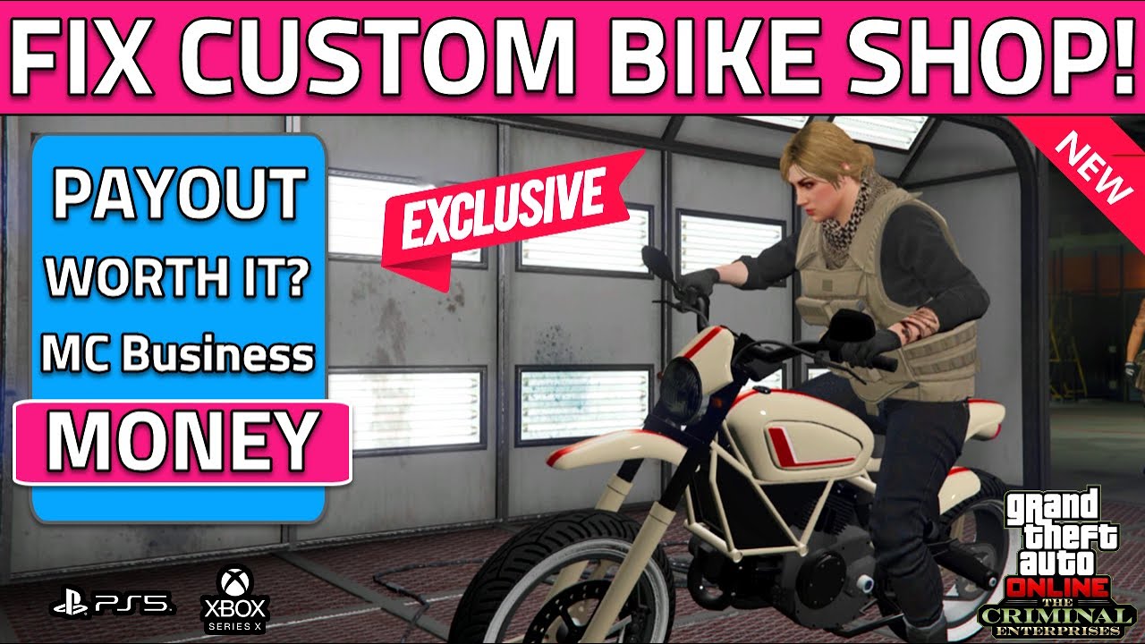 Fix Custom Bike Shop in GTA 5 Online! How To Deliver Motorcycles MC Clubhouse and Get Sell Bikes Guide